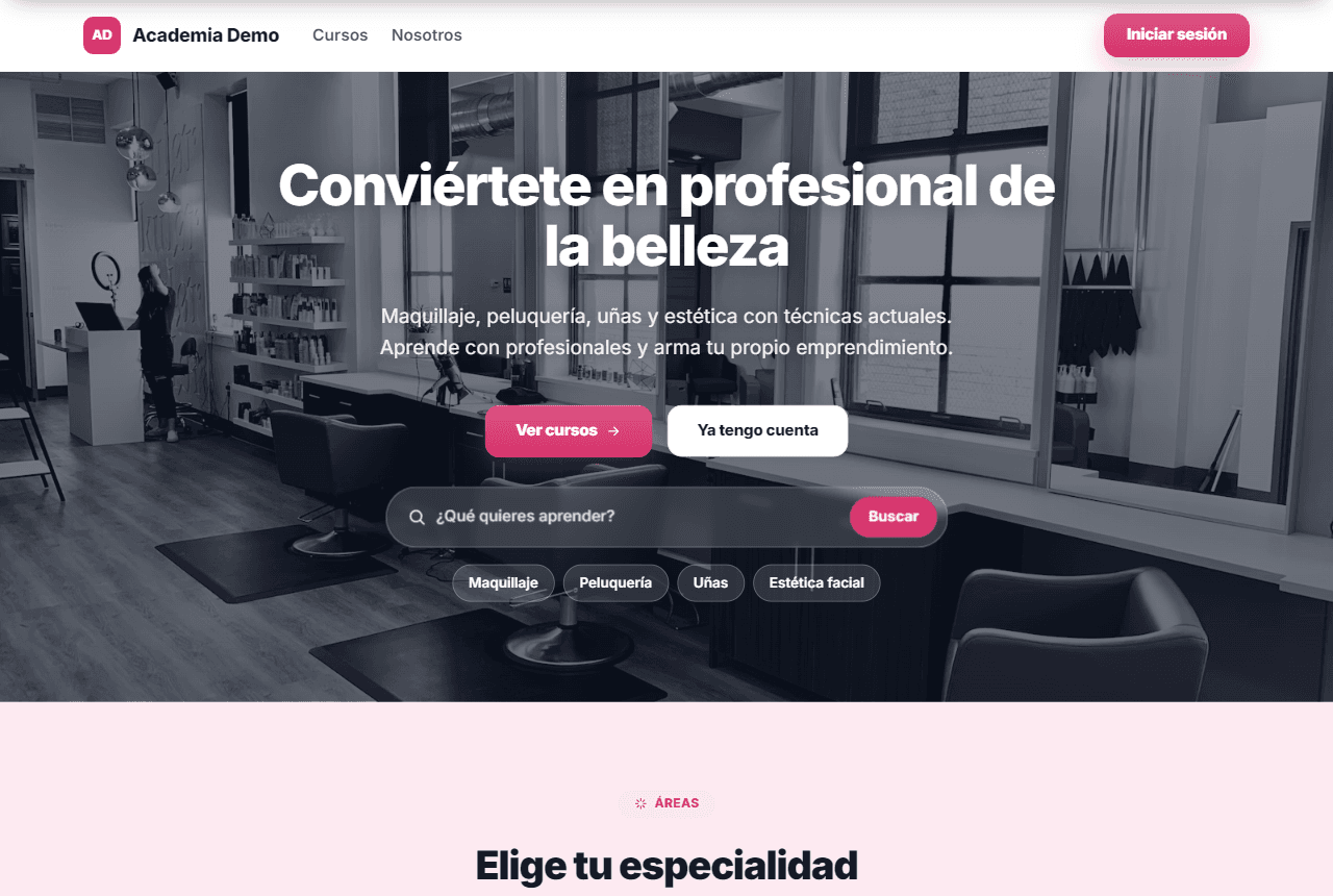 Plantilla Belleza y Estética de Talemy