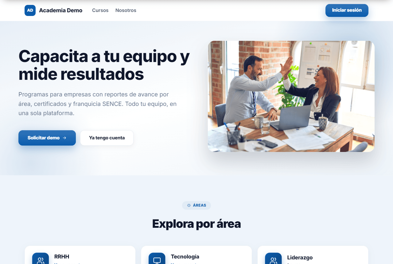 Plantilla Corporativo / Empresas de Talemy