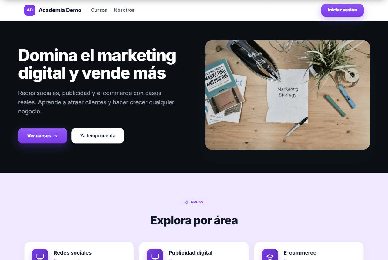 Plantilla Marketing Digital de Talemy