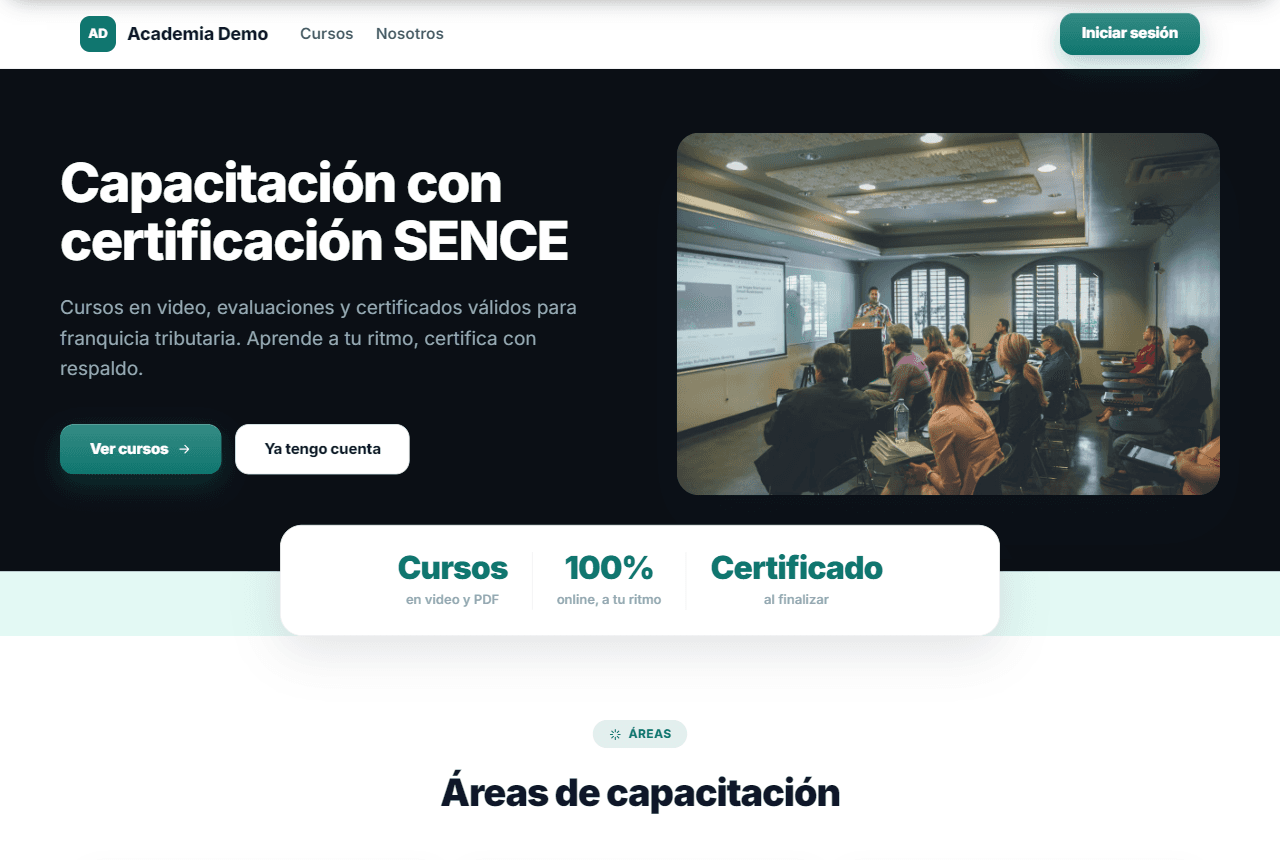 Plantilla OTEC / SENCE de Talemy